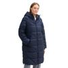 Steppmantel TOM TAILOR, Damen, Gr. S (36), blau (sky captain blau), Steppware, Obermaterial: 100% Polyester. Futter: 100% Polyester, unifarben, casual, regular fit knielang, ohne Ausschnitt, Langarm Rippbündchen, Mäntel, mit Kapuze