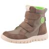 Winterstiefel NATURINO "GEMINAE 3 VL Weite: schmal", Kinder, Gr. 38, braun, Veloursleder, Textil, kontrastfarbene Details, casual, Schuhe, Snowboots mit Warmfutter, Größenschablone zum Download