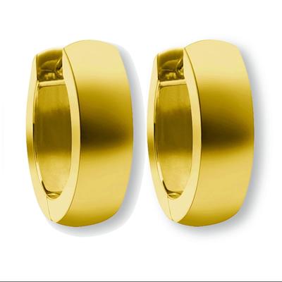 Paar Creolen ONE ELEMENT "Ohrringe Creolen aus 333 Gelbgold Ø 12,0 x 4,0 mm", gold, Ohrringe, Damen, Damen, Gelbgold 333