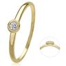 Diamantring ONE ELEMENT ""0,05 ct Diamant Brillant Ring aus 585 Gelbgold"" Gr. 59, gold, Fingerringe, Damen, 59,mit Diamant, Gelbgold 585-Diamanten, Gelbgold 585, Diamanten, Damen Gold Schmuck