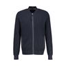 Strickjacke LERROS ""LERROS im College-Stil, flachgestrickt"" Gr. XXL, blau (classic navy) Herren Strickjacken