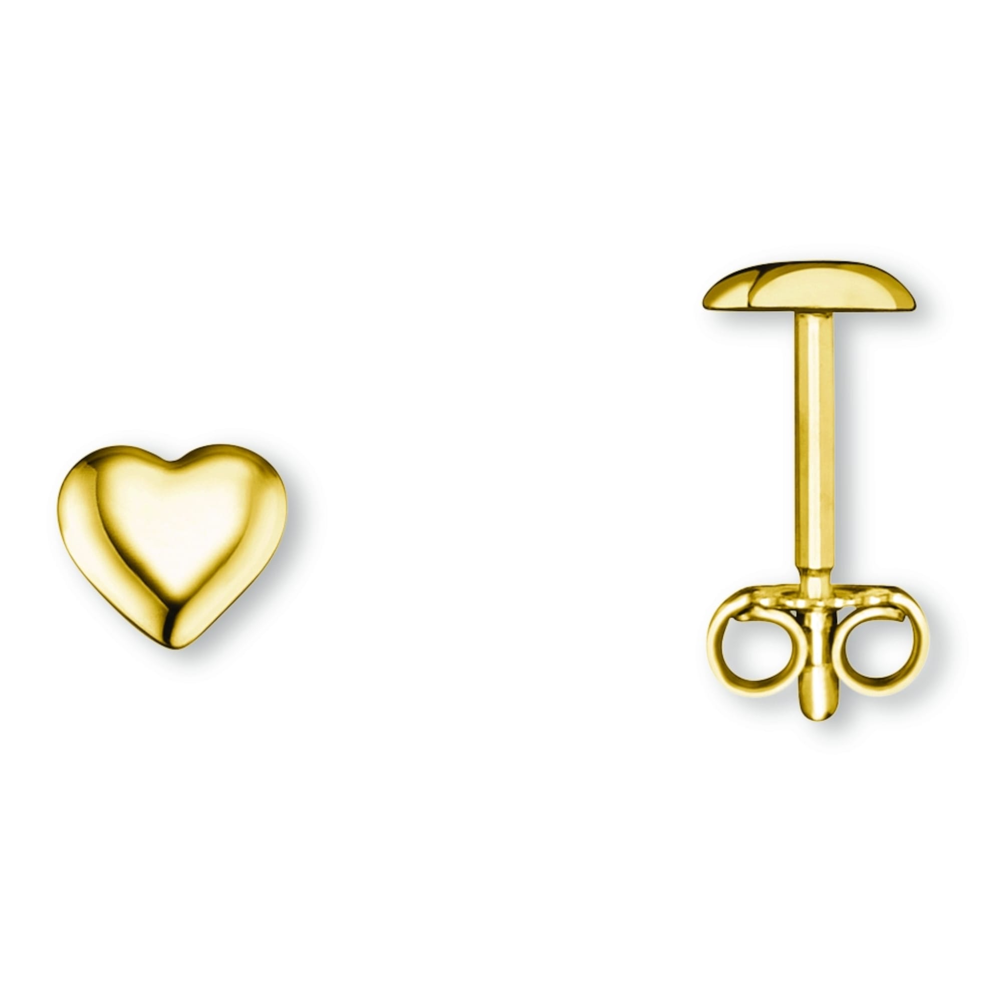 Paar Ohrhänger ONE ELEMENT "Herz Ohrringe Ohrstecker aus 333 Gelbgold", gold, Ohrringe, Damen, Damen, Gelbgold 333 Gold, Gelbgold 333, Gold, Liebevoll gearbeitet – ein schönes Geschenk für besondere Momente