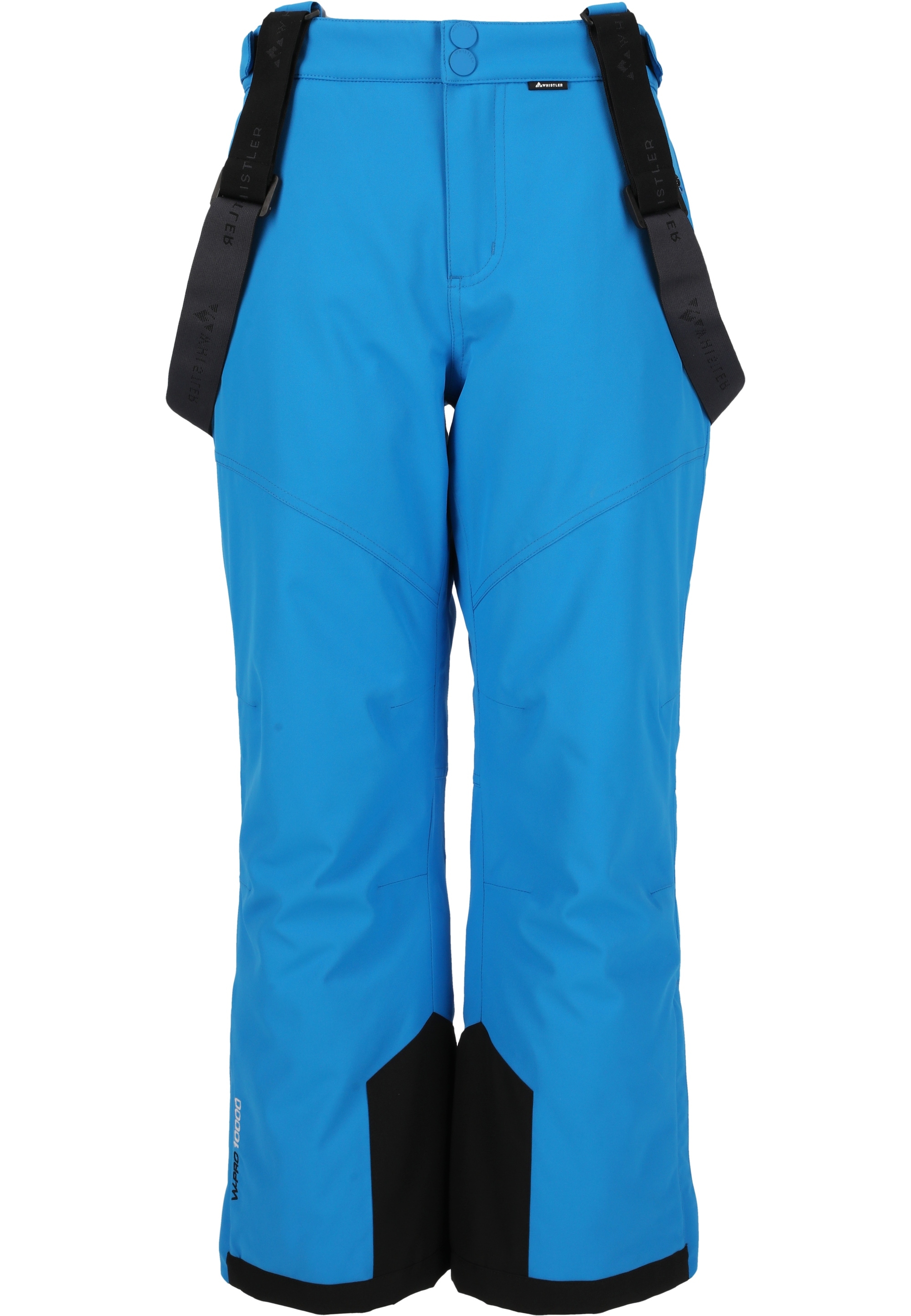 Skihose WHISTLER "Drizzle", Kinder, Gr. 152, EURO-Größen, blau, 100% Polyester, mehrfarbig, lang, Hosen, mit Hosenträgern und wasserfester Eigenschaft Image