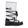 Snowboots LUHTA "TAHTOVA MS", Damen, Gr. 39, weiß, Textil, Synthetik, Leder, sportlich, Schuhe, Winterboots, Winterstiefel, Winterschuhe, wasserdicht und gefüttert