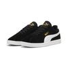 Sneaker PUMA "PUMA Club II Suede Sneakers Erwachsene", Gr. 45, schwarz-weiß (schwarz, weiß gold), Obermaterial: Textil, Synthetik, Kuhleder; Futter: Textil; Innensohle: Textil; Laufsohle: Gummi, Schuhe