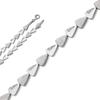 Silberarmband ONE ELEMENT "Zirkonia Armband aus 925 Silber 19 cm", silber, Armbänder, Damen, 19, Silber 925 (Sterlingsilber), Damen Silber Schmuck