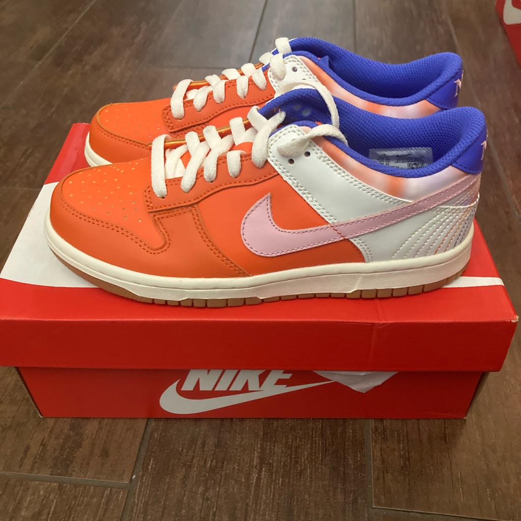 Nike Shoes | Dead Stock, Never Worn Women’s Nike Shoe. Size 7/Womens Or 5.5 Men’s | Color: Blue/Orange | Size: 7