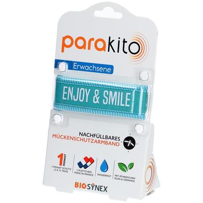 Para Kito Mückenschutz Armband Erw.blau 1 St Image