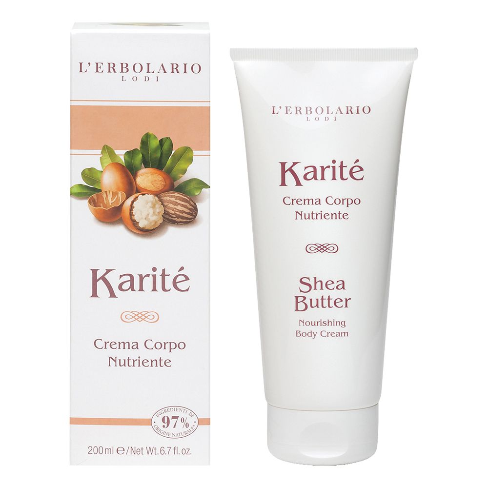 L`Erbolario Crema Corpo Nutriente Karité 200 ml per la pelle