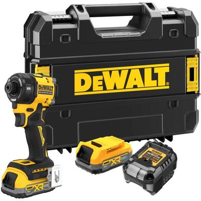 Hydraulischer Akku-Schlagschrauber DCF870E2T, 1/4' 18V 2x 1,7Ah und Ladegerät in tstak - Dewalt Image