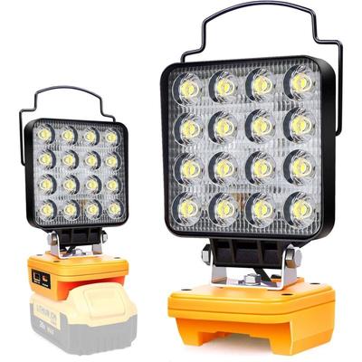 Akku Lampe Für Bosch 18v, 48W Kabellose Led Arbeitsleuchte Akku, Hell Led Strahler Tragbares Image