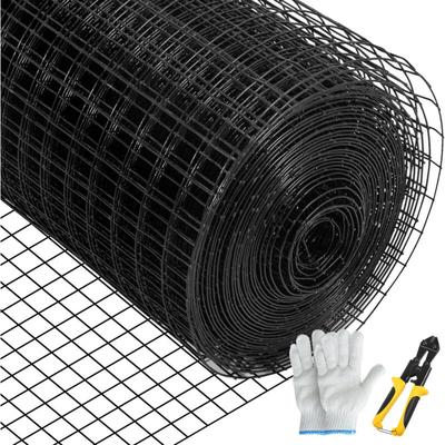 Vevor Maschendraht 122 x 1524 cm verzinkter mit Vinyl beschichteter 16-Gauge-Maschendrahtzaun aus Image