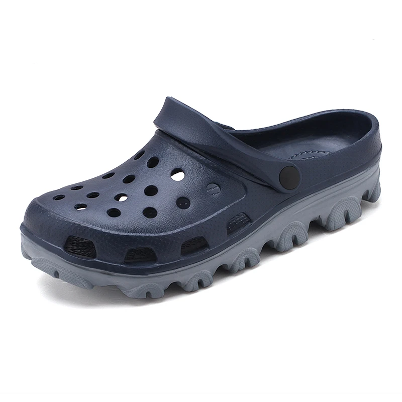 Sommer Gummi Sandalen Männer Clogs Garten Schuhe Für Breiten Fuß Barfuß Schuhe Zuecos Hombre Cholas Mann Strand Schuhe Große Größe 48 49 50