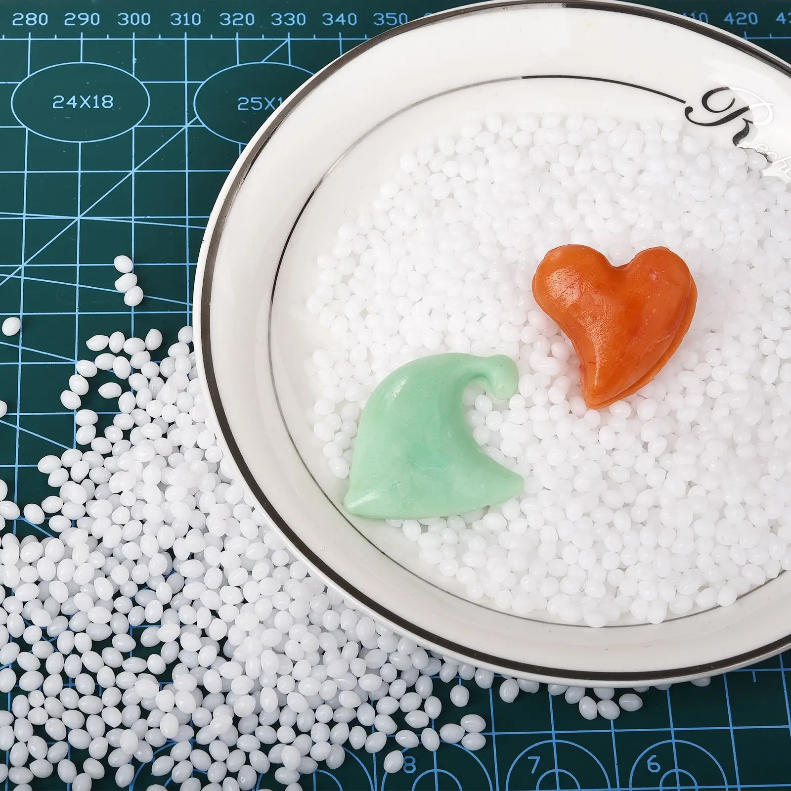 50g/100g Polymorph Insta morph thermoplast isch freundlicher Kunststoff DIY aka Polycapro lacton Poly morph Pellet hochwertige Keramik Image