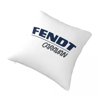 Fendt Caravan Quadratischer Kissenbezug, Polyester-Kissenbezug, Samtkissen, Reißverschluss, Image