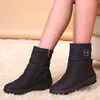 Frauen Stiefel Schnee Runde Kappe Schuhe Frau Warme Frauen Schuhe Zipper Damen Schuhe Plüsch Mode Winter Frau Stiefel Botas Mujer