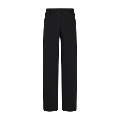 Stoffhose FREEQUENT "FQNANNI", Damen, Gr. XXL, N-Gr, schwarz, Web, Obermaterial: 73% Polyester, 24% Viskose, 3% Elasthan, unifarben, casual, bequem lang, Hosen, mit Seiten-und Gesäßtaschen Image
