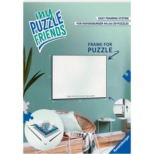 Puzzle RAVENSBURGER ""Puzzle-Rahmen 500 Teile"" Puzzles weiß Kinder Made in Europe, FSC - schützt Wald weltweit