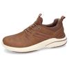 Sneaker DOCKERS BY GERLI, Herren, Gr. 42, braun (cognac), Lederimitat, Mesh, casual, Schuhe, Freizeitschuh, Schnürschuh mit weich gepolsterter Innensohle