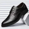 Klassische Marke Design Herren Derby Schuhe Outdoor Leder Flügelspitze Sneaker Oxfords Lace-up Männer Business Kleid Schuhe Männer Schuhe