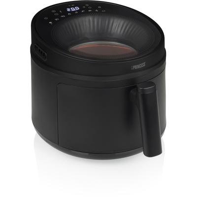 PRINCESS Heissluftfritteuse "182270 Cyclone Vision Airfryer" Fritteusen schwarz (schwraz)