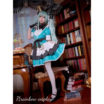 Mikku Alice Cosplay Kostüm Frau Anime Mikuu Schöne Lolita Cosplay Kleid Mikuku Cosplay Kleidung Image