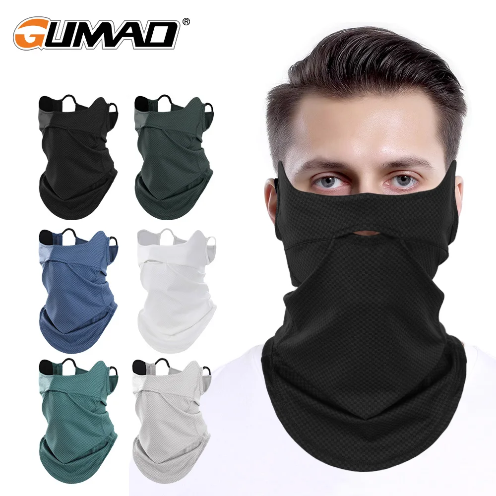 Sommer Bandana Rohr Schal schnell trocknende Kühlung Radfahren Gesichts maske Outdoor-Sport Wandern Camping Laufen Fahrrad Hals Gamasche Abdeckung Männer Image