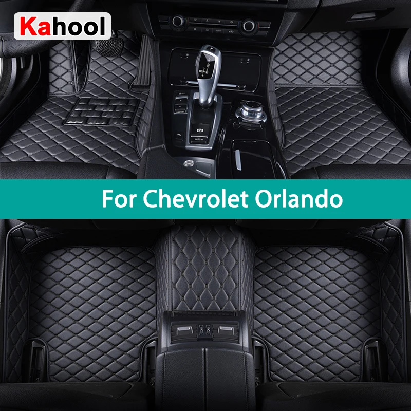 KAHOOL Custom Car Fußmatten für Chevrolet Orlando Auto Teppiche Fuß Coche Zubehör