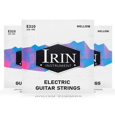 IRIN E310 Elektrische Gitarre Saiten Sechseckige Legierung High Carbon Stahl Kern Sechs-String Elektrische Gitarre Saiten Gitarre Zubehör