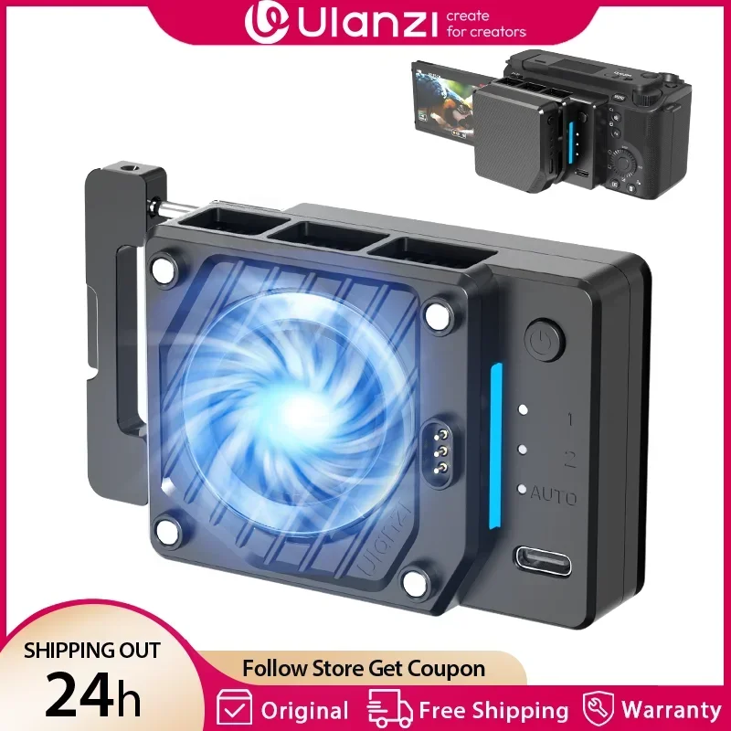 Ulanzi CU01 Thermostat Halbleiter Kamera Kühler Kamera Lüfter Kühler 4K Aufnahme Kit Kühlkörper für Sony Canon Nikon Image