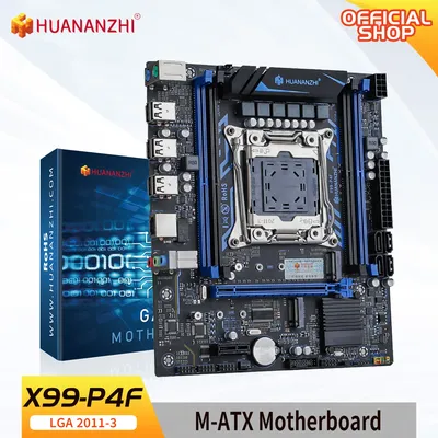 HUANANZHI X99 P4F LGA 2011-3 XEON X99 Motherboard support Intel E5 V3 V4 All Series DDR4 RECC