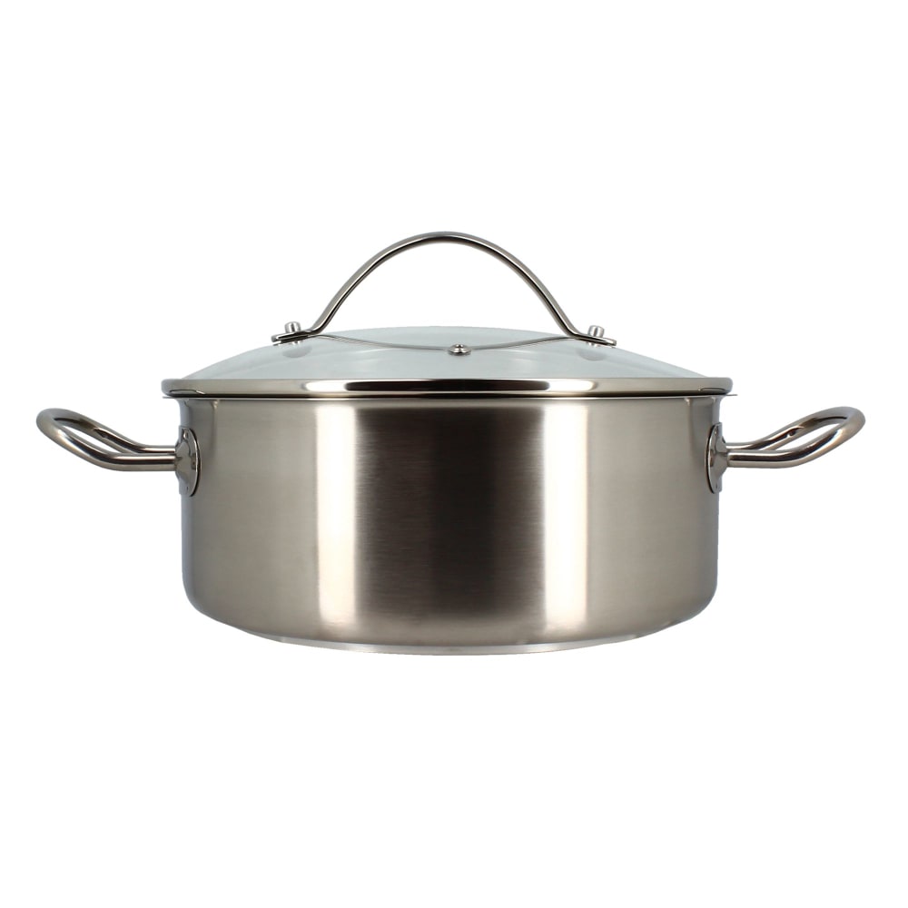 Marmite professionnelle en inox 24cm - tous feux