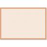 Sigel - Graph HO270 Sous-main blanc, orange (l x h) 595 mm x 410 mm