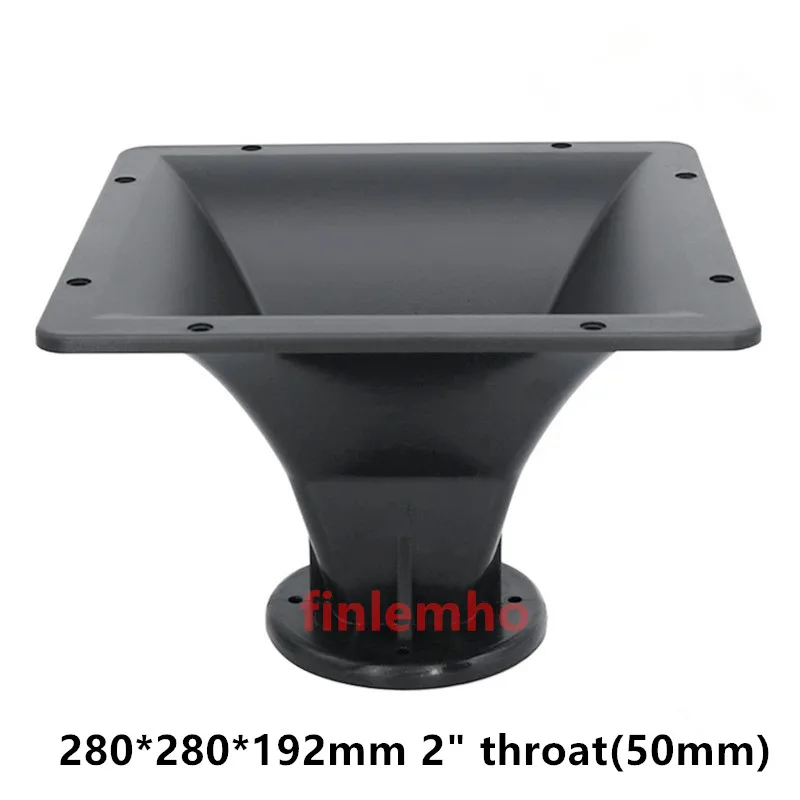 1PC DJ Speaker Tweeter Horn 280*280 2 pollici gola Car HiFi per Home Theater Karaoke Mixer Audio professionale indirizzo pubblico