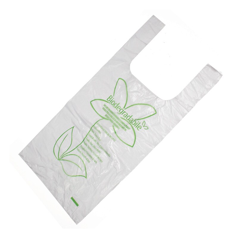 DayBays 80000 Stk. Bio Knotenbeutel auf Rolle 5 Kg 22+12x47 cm Biodegradable HDPE Transparent Extra Stark Image