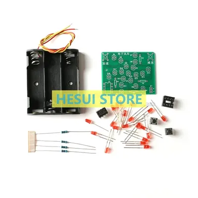 LED rotating light electronic windmill kit 51 microcontroller electronic production/fun electronic