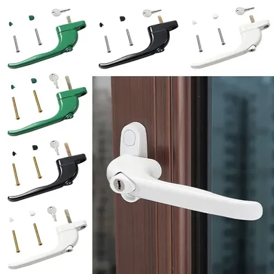UPVC Universal Aluminum Alloy Double Glazing Latch Locks Door Handles Window Handle