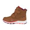 Winterstiefel TROLLKIDS "KIDS HAFJELL WINTER BOOTS", Gr. 38, braun (caramel, salmon, rotwood), Synthetik, mehrfarbig, sportlich, Schuhe, wasserdicht, Klettverschluss, reflektierende Details