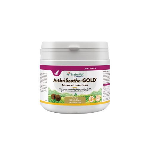 120 Stück NaturVet ArthriSoothe-Gold Snacks Ergänzungsfutter für Hunde