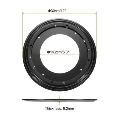 Lazy Susan Turntable Bearing Plate, Rotating Bearing Turntable Base Swivel Plate, Silver Tone - Silver Tone
