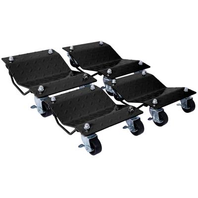 Car Dolly Heavy Duty Wheel Dolly 4 Tire Wheel Dolly Car Stakes 6000lbs Capacity - 12