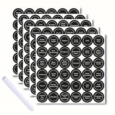 TEMU 432- Jar And Set, 1.5- Round , And Tear- - Includes 4 Printed Labels + 1 Blank Sheet