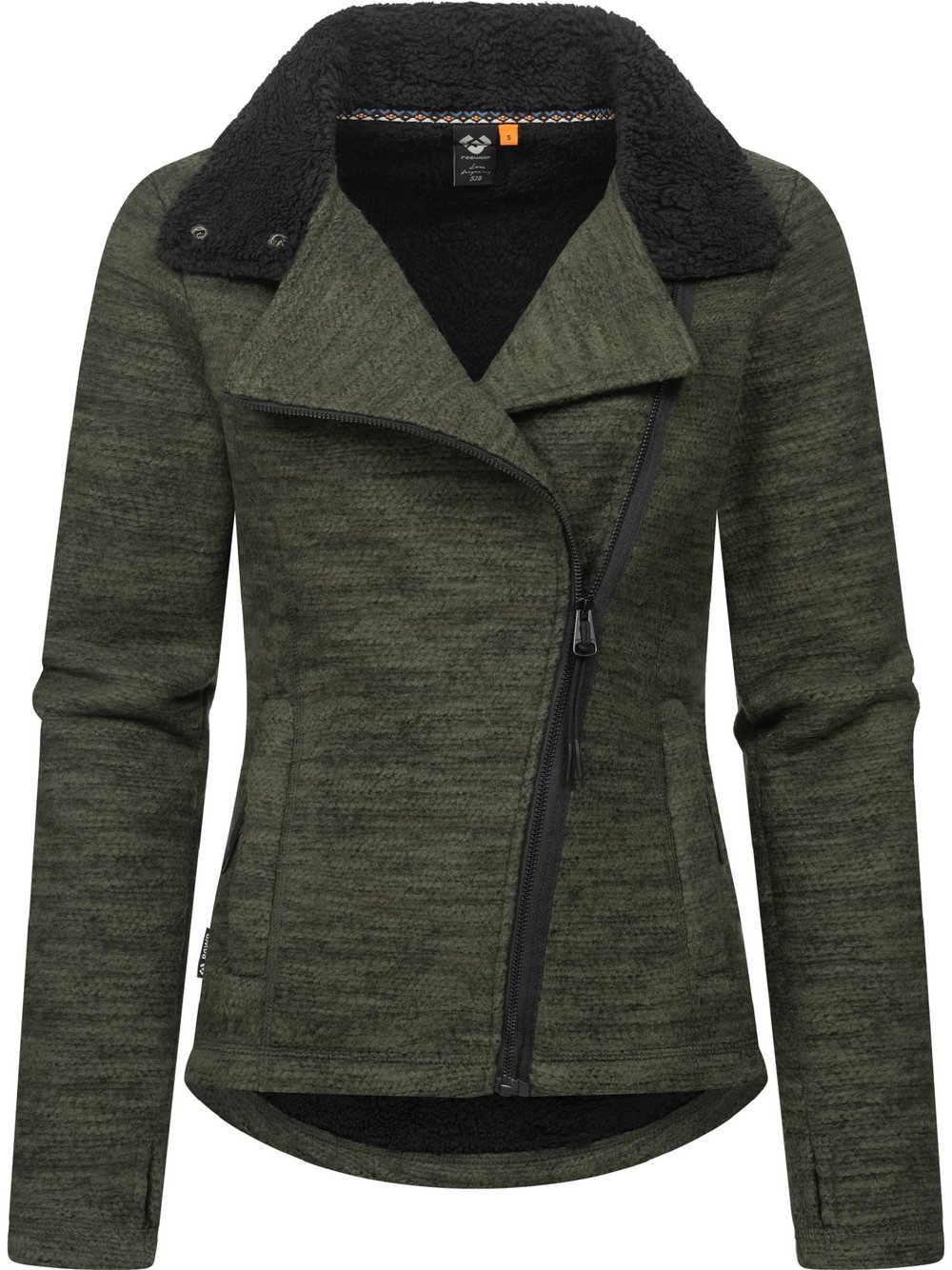 Ragwear Strickfleecejacke Damen oliv, XXL Image