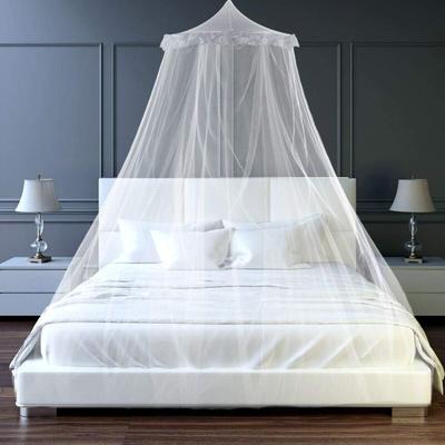 Memkey - Moskitonetz, Bett-Moskitonetz, großes Polyester-Moskitonetz für Einzel- und Doppelbetten, Image