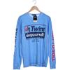 Dsquared2 Herren Langarmshirt, Gr. 52, blau, Baumwolle