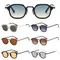 Künstlerische Sonnenbrille mit kleinem Rahmen, Vintage-Sonnenbrille mit Metallrahmen, kleine quadratische Sonnenbrille, UV400-Schutz, Punk-Sonnenbrille zum Fahren
