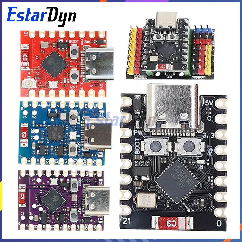 Estardyn ESP32 S3 C6 H2 C3 SuperMini Entwicklungsboard ESP32-C3 WiFi Bluetooth Modul für Arduino Image