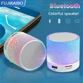 Nuovo mini altoparlante Bluetooth altoparlante wireless LED colorato scheda TF subwoofer USB colonna sonora musicale MP3 portatile per telefono PC