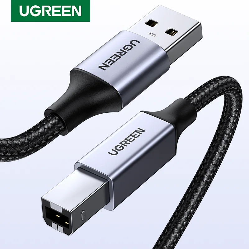 Ugreen cavo stampante USB USB tipo B maschio A maschio cavo USB 3.0 2.0 per Canon Epson stampante per etichette HP ZJiang stampante DAC USB