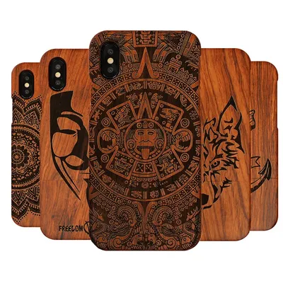 Natürliche Holz Bambus Telefon Fall Für iPhone XS Max XR X 8 7 7 Plus 6 6 6 s plus 5 5 s se